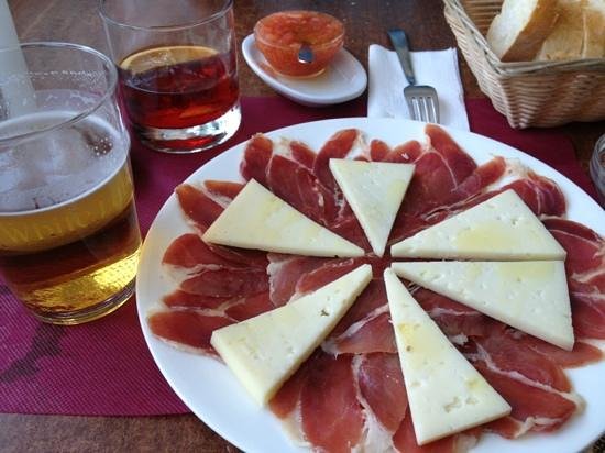 SERRANO HAM OR CHEESE PLATE 