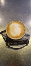 decaffeinated with milk